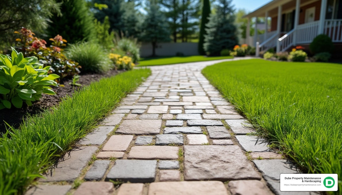how to install a paver walkway