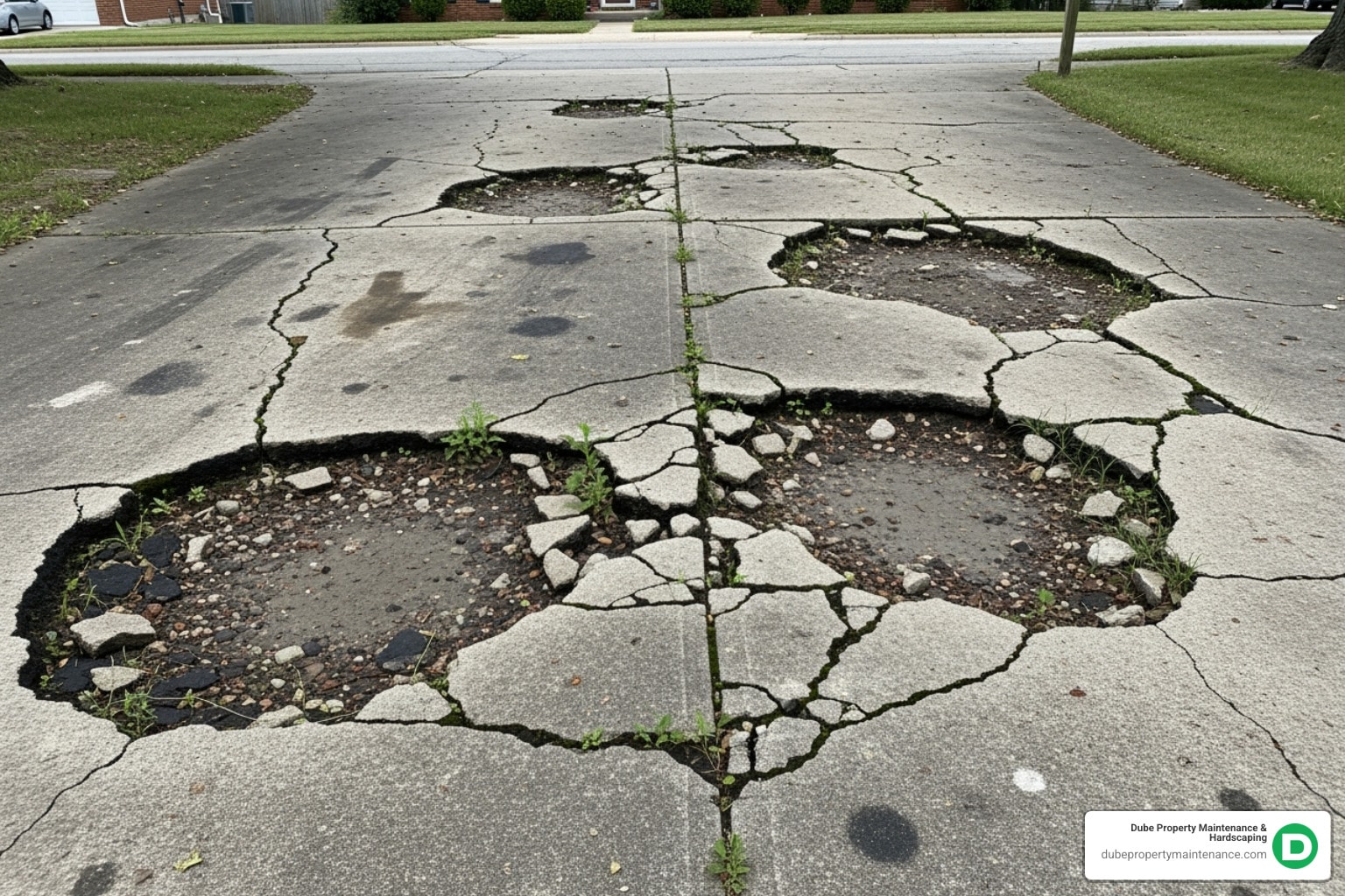 Residential driveway replacement