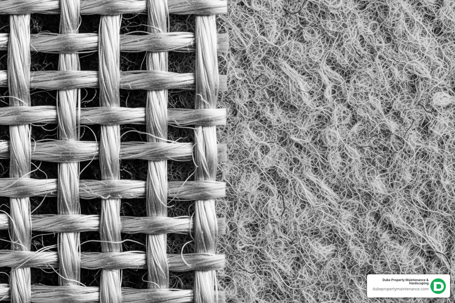 woven vs non woven geotextile