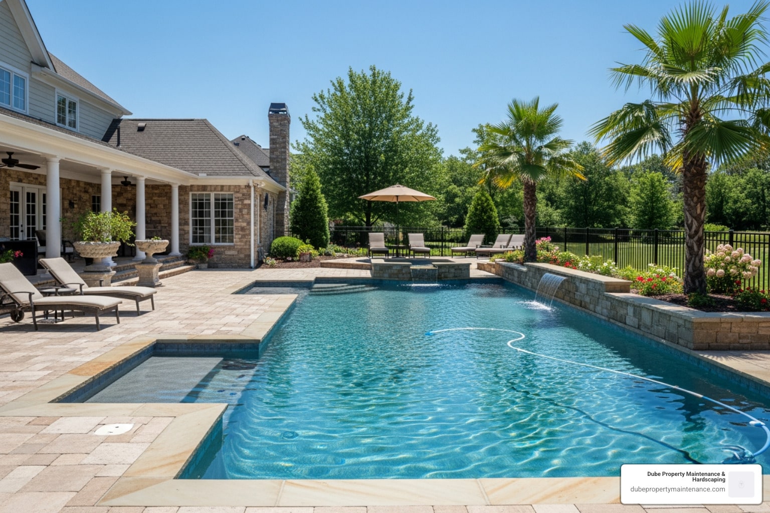 pool stone pavers